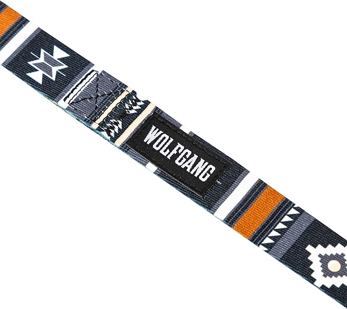 Wolfgang Heavy Duty Dog Leash, Pull-Tested for Walking & Training, NewMoon Print, Dual Handle Large