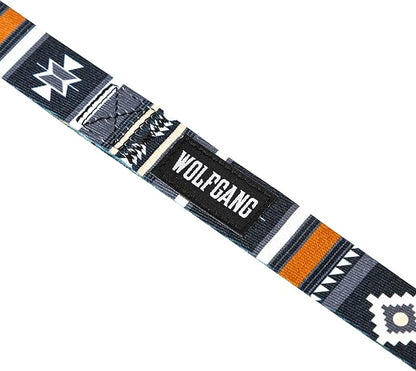 Wolfgang Heavy Duty Dog Leash, Pull-Tested for Walking & Training, NewMoon Print, Dual Handle Large