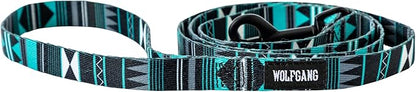 Wolfgang Heavy Duty Dog Leash, Pull-Tested for Walking & Training, WesternSky Print, Small