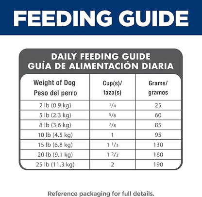 Hill's Science Diet Adult 1-6 Small & Mini Dry Dog Food, Chicken & Brown Rice, 15.5 lb. Bag