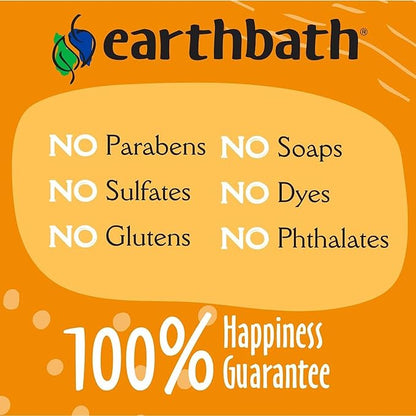 earthbath Oatmeal & Aloe Dog Shampoo and Conditioner Set - Oatmeal Shampoo & Conditioner for Dogs, Itchy, Dry Skin Relief, Pet Wash, Made in USA - Vanilla & Almond, 16 Fl Oz (Pack of 4)