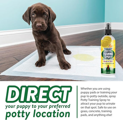 Bodhi Dog Not Here! Spray & Potty Training Spray - Puppy Training for Potty Pads - Indoor & Outdoor Potty Training for Dogs & Puppies - Safe and Effective Formula - Made in USA, New Puppy Bundle