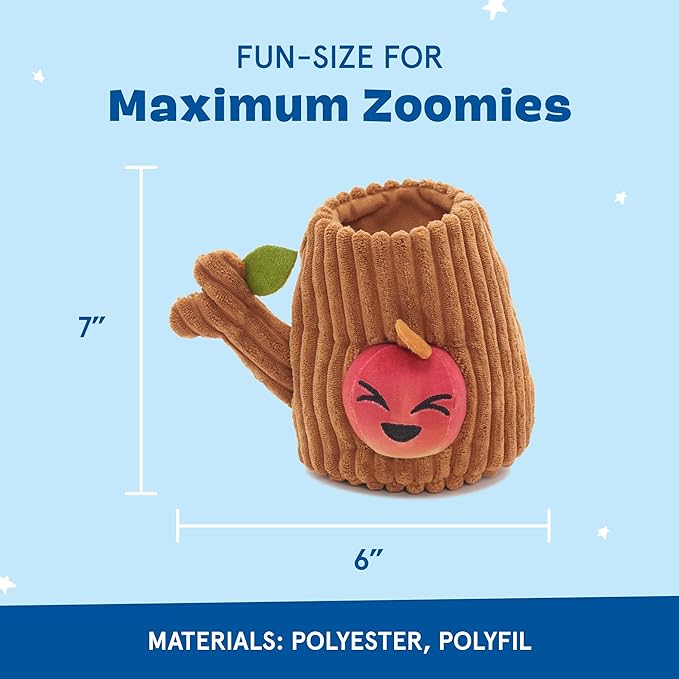 Barkbox Dog Toys – Them Apples 3 in 1 Multi Part Interactive Puzzle Dog Toy with Stimulating Crinkle and Squeakers – Small