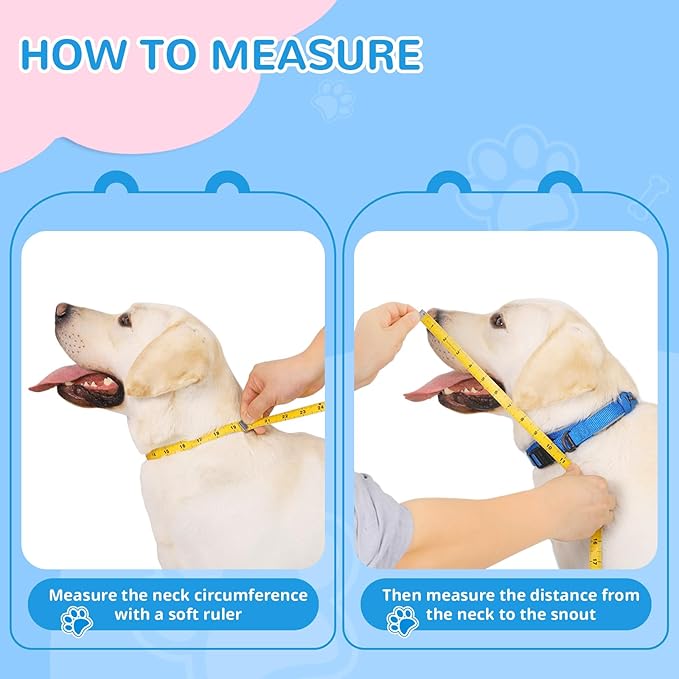 Sponge Core Dog Cone, Inflatable Dog Cone Collar Alternative, Dogs Donut Collar After Surgery, Soft Cone for Large Medium Small Dogs to Stop Licking, No Inflation Required, Clear View(Size 8, Pink)