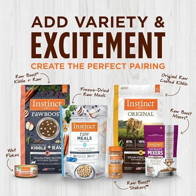 Instinct Be Natural, Natural Dry Dog Food, Raw Coated Kibble - Real Lamb & Oatmeal, 24 lb. Bag