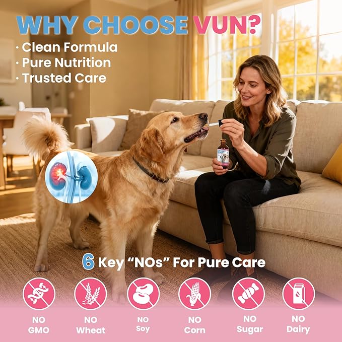 Cat UTI Treatment,Dog Urinary Tract Infection Drops, Renal Health for Cats Pets - Kidney Support,Bladder Control for Dogs Incontinence - Cat UTI Remedy Cranberry & D-Mannose (1 Pack)