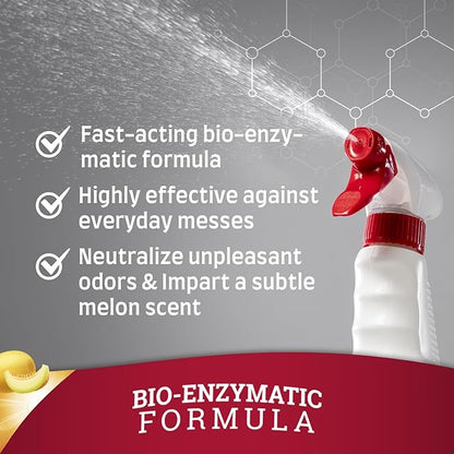 Nature's Miracle Dog Stain and Odor Remover, Everyday Mess Enzymatic Formula, 32 fl oz (Pack of 2)