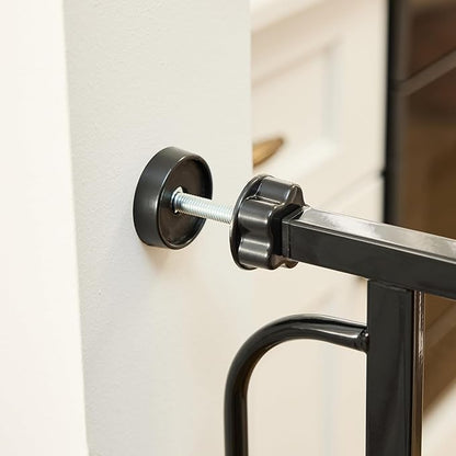 Regalo Safety 36" Extra Tall Baby Gate for Doorways & Bottom of Stairs, Pressure Mounted Walk Through Gate for Babies, Toddlers & Pets, Tested & Safe for 30 Years, American Designed, American Owned