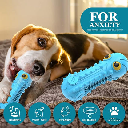 ZIKATON Dog Squeaky Toys for Aggressive Chewers, Durable Chew Toys for Large Medium Breed Dog, Dog Toys, Tough Durable Dogs Toys with Natural Rubber