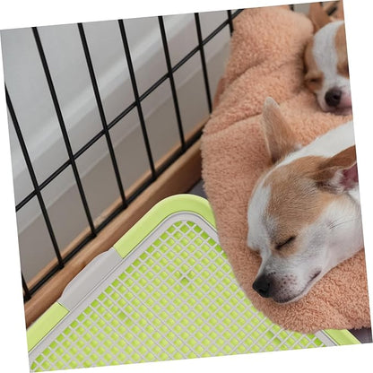 LIOOBO Pet Toilet Training Potty Small Portable Dog Potty Tray Easy to Clean Non-Slip for Indoor Use