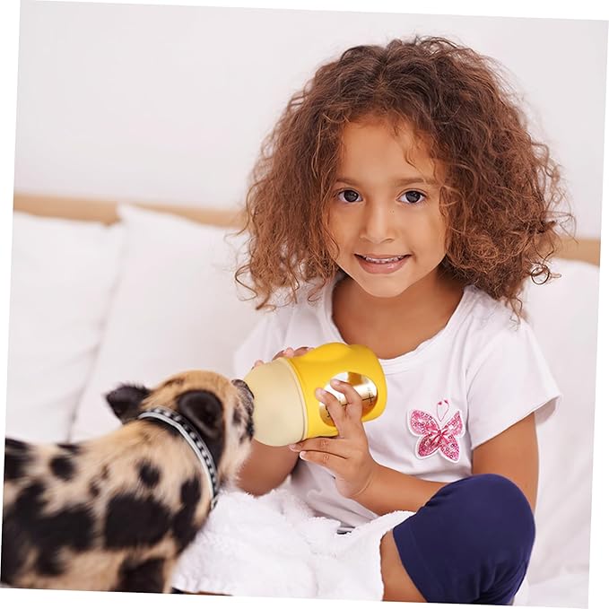 GANAZONO Pet Nurser Bottle Kitten Bottle for Newborn Puppies and Kittens Dog Milk Small