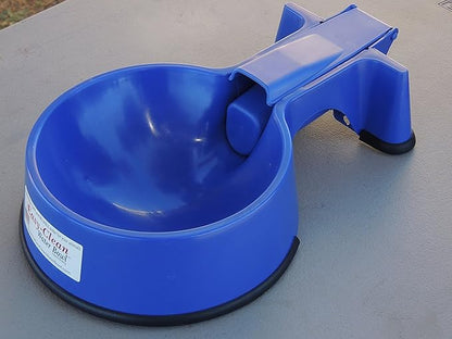The Easy-Clean Auto-Fill Water Bowl For Dog with (5-Foot) Long Stainless Steel Hose, 32 ounces,Blue