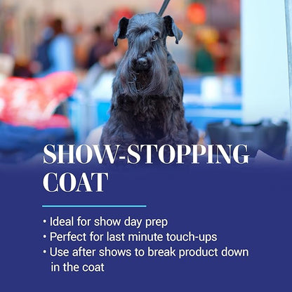 Chris Christensen Just Divine Dog Brushing Spray, Groom Like a Professional, Prevents Brushing Damage, Light Detangler, Ready to Use, All Coat Types, Made in USA, 16oz