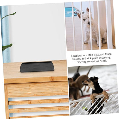 Ramps for Doorways Baby Gate Pedal Plastic Triangle Pet Gate Reinforcement Accessories Door Ramp Height Gap Transition Pet Gate Black
