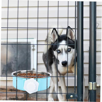 BESPORTBLE Durable Pet Bowl Large Dog Feeder Stainless Steel Construction Prevents Spills Pet Supplies