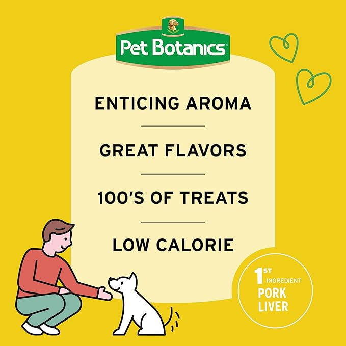 Pet Botanics 20 oz. Pouch Training Rewards Soft & Chewy, Bacon Flavor, with 500 Treats Per Bag, The Choice of Top Trainers