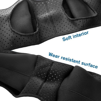 Coodeo Dog Recovery Sleeves, Cone Collar Alternative, Abrasion Resistant Dog Recovery Suit, Washable 2.5mm Thick and Waterproof, Pet Wounds Prevent Licking, Biting (Black, L)