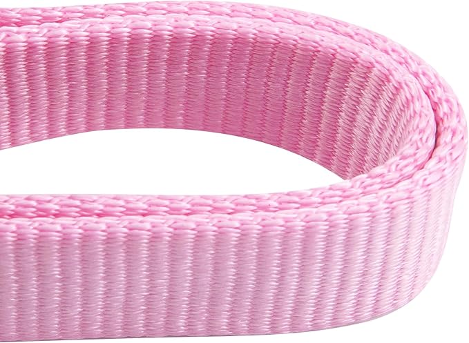 Hyhug Martingale Dog Collar Medium Pink |Escape - Proof Heavy Duty Nylon Durable No Slip, Ideal for Training & Daily Walks
