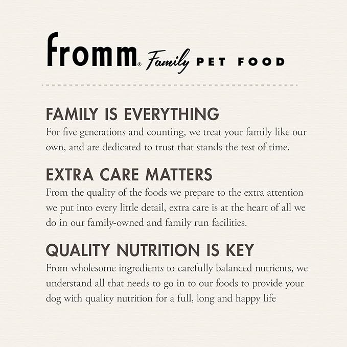 Fromm Classic Adult Whitefish & Rice Dog Food - Premium Dry Dog Food for Large, Medium, & Small Breeds - Whitefish & Rice Recipe - 15 lb