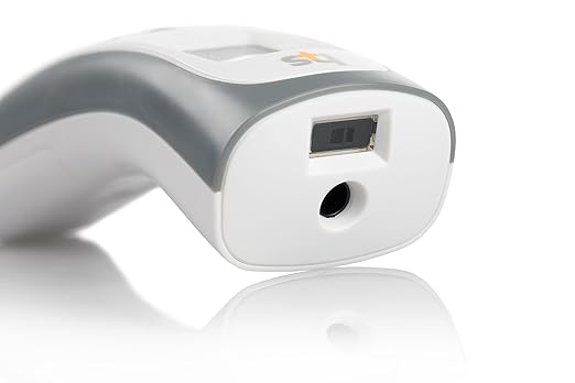HealthSmart Digital Temporal Thermometer with No Contact Infrared Technology, Babies, Children or Adults, Test Temperature of Objects or Air with Alarm and Memory Function, FSA & HSA Eligible