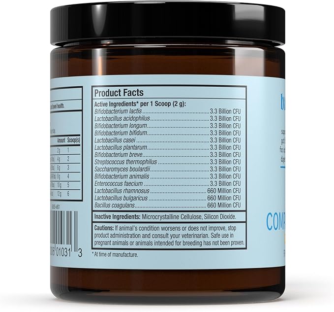 Bark & Whiskers, Complete Probiotics, for Cats and Dogs, 3.17 oz (90 g), Supports Immune Function, Digestive Support, Non GMO, Soy Free, Gluten Free