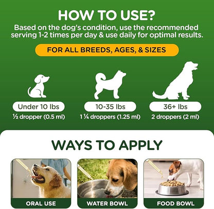 Antibiotics for Dogs,Natural Antibiotics for Dogs,Pet Antibiotic,Supplement for Urinary Tract Support, Digestion & Skin Health,Dog Allergy and Itch,Natural Herbal Supplement