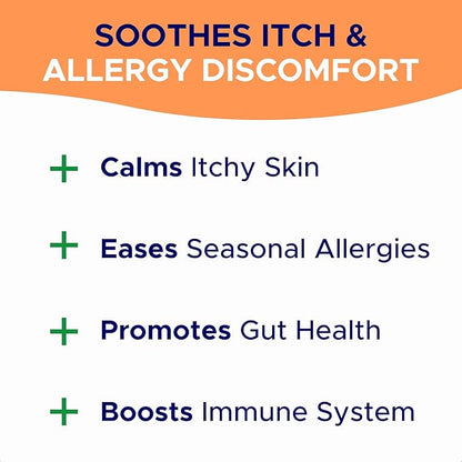 Dog Allergy Relief Chews — Anti-Itch Skin & Coat Supplement: No Fillers, Just Flavor - Itchy Skin Relief Treatment w/Omega 3 Fish Oil - Itching&Paw Licking - 360 Allergy Chews (Chicken)