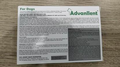 Flea and Tick Prevention for Dogs, Flea and Tick Treatment for Medium Dog, Flea & Tick Control, 23-44 Pounds, 6 Doses