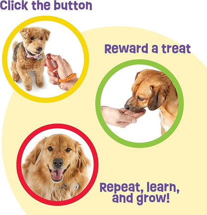 Brightkins Football Training Clicker - Dog Training & Behavior Aids, Puppy Obedience Clicker, Pet Trainer Tools, Cat Trainer Supplies, Clickers for Dogs and Puppies, Clear Sound, 1 Piece