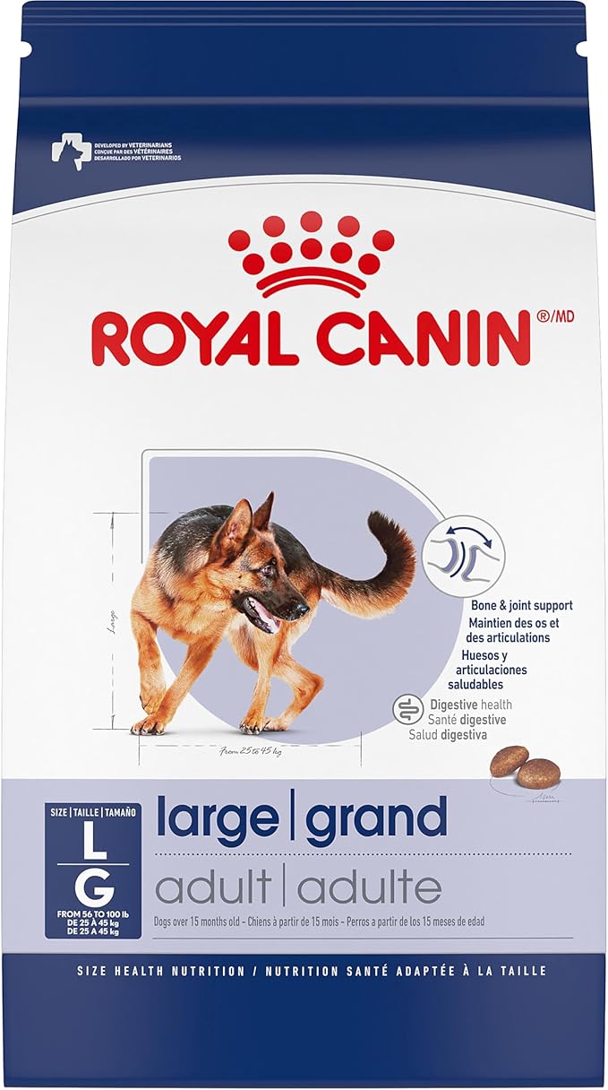 Royal Canin Size Health Nutrition Large Adult Dry Dog Food, 40 lb Bag