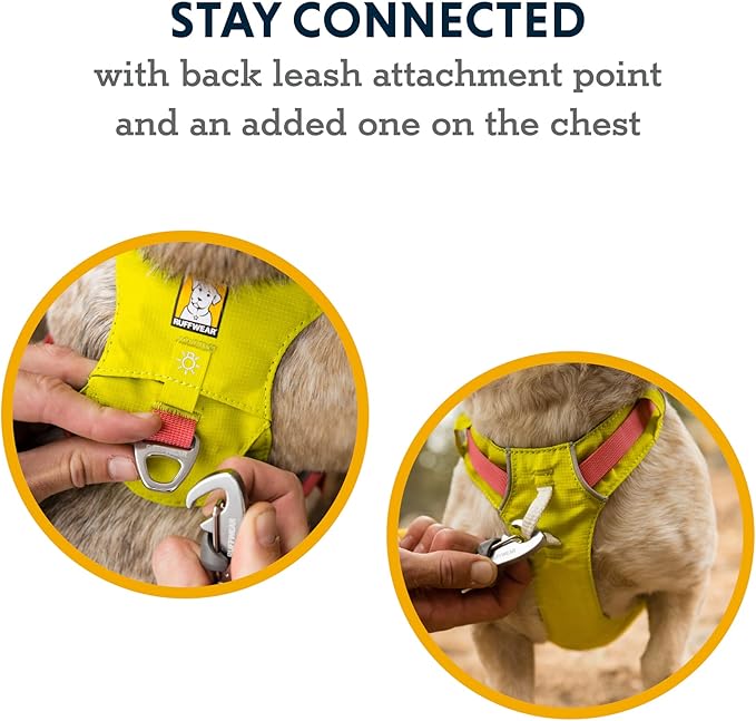 Ruffwear, Hi & Light, Everyday Lightweight Dog Harness, Trail Running, Walking, Hiking, All-Day Wear, Sage Green, X-Small