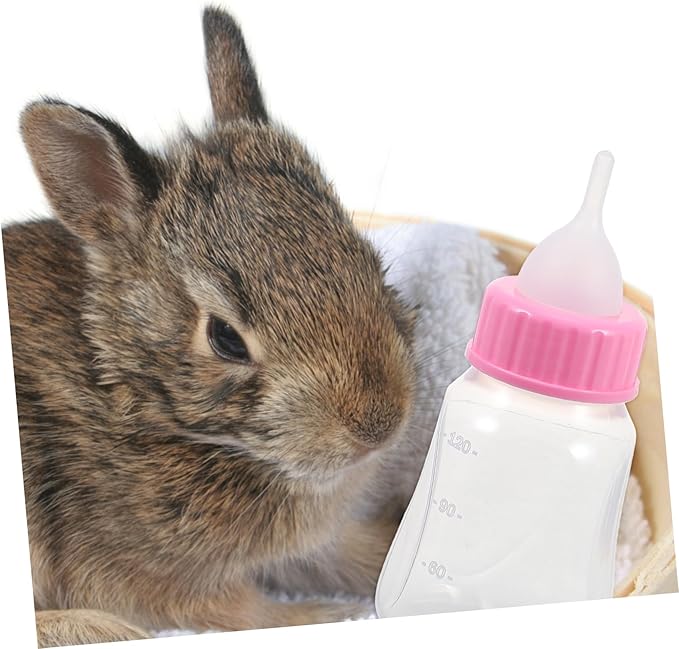 2pcs Cat Milk Bottle for Kittens Puppies Nursing Feeder for Small Pets
