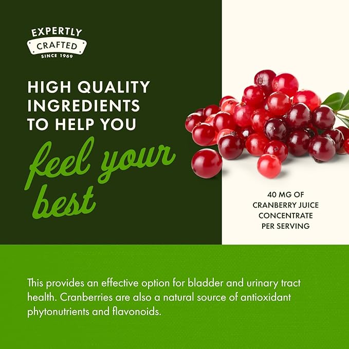 Swanson Cranberry 20:1 Juice Concentrate Urinary Tract and Kidney Health Supplement for Women and Adults Seeking Bladder Support with Vitamins C & E (180 Softgels, 3 Pack)