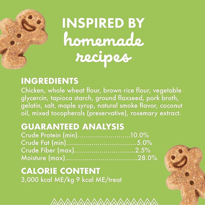 Buddy Biscuits Softies 6 oz. Bag, Soft & Chewy, Natural Roasted Chicken Flavor Dog Treats, Oven Baked in The USA