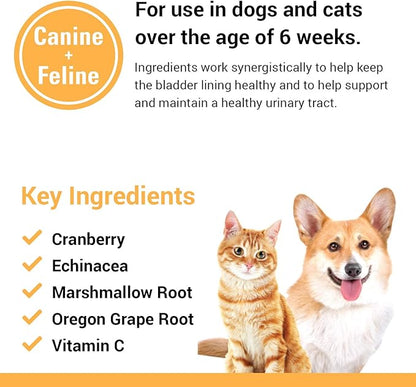 Vet Classics Cranberry Comfort Urinary Tract Pet Supplement for Dogs, Cats – Maintains Dog Bladder Health, Cat Bladder Control – Pet Supplements for Incontinence – 3.5 Powder
