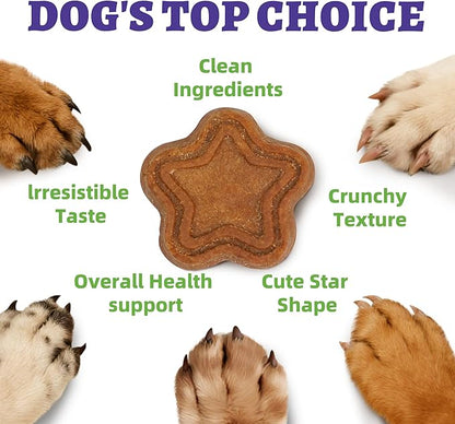 Just Try 15 OZ Blueberry Dog Treats Biscuits Eye Function Immune Support for Dogs Training Treats Healthy Dog Treats