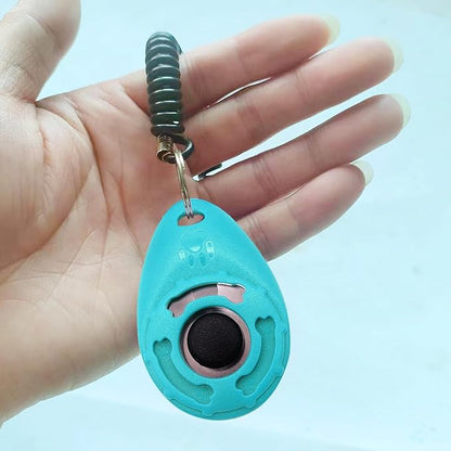 Dog Training Clicker with Wrist Strap Durable Lightweight Easy to Use,Pet Training Clicker for Cats Puppy Birds Horses,Perfect for Behavioral Training 5-Pack