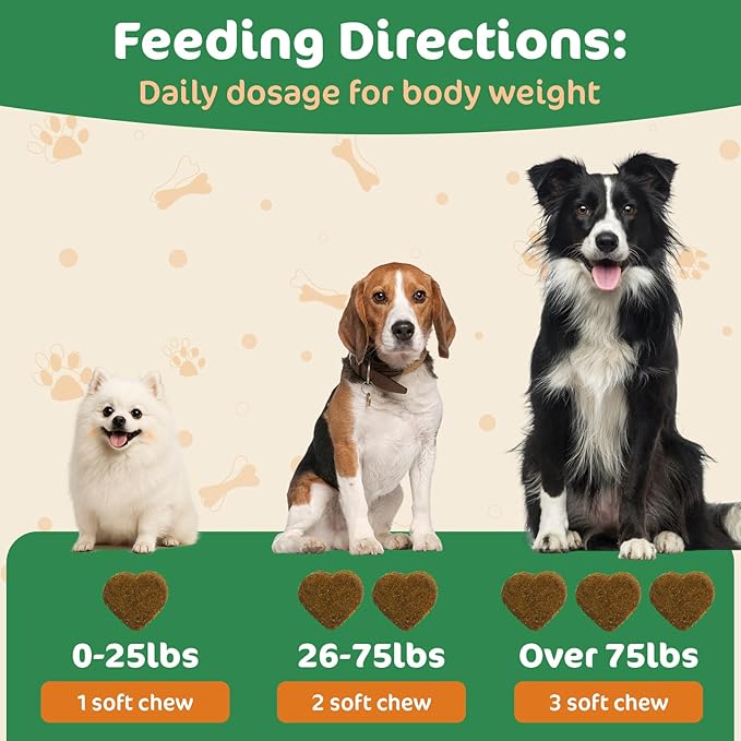 No Poo Chews - Coprophagia Deterrent for Dogs, No Poop Eating Deterrent for Dogs, Prevent Stop Dogs from Eating Poop Supplement -Gut Health & Immune Support,150ct