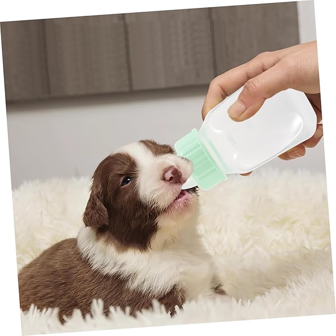 Pet Nursing Bottle Set Squeeze Milk Bottle for Puppies and Kittens Durable and Lightweight Feeding Safe Design for Small Pets