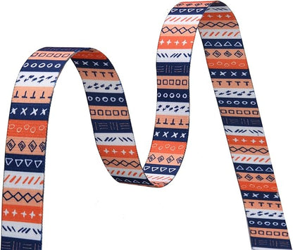 Mihqy Dog Collar with Bohemia Floral Tribal Geometric Patterns - Soft Ethnic Style Collar Adjustable for Small Medium Large Dogs(Simple Symbols,XS)