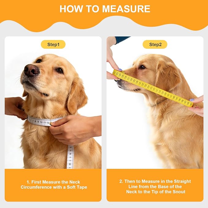 Sponge Core Dog Cat Cone Collar for After Surgery Recovery, Inflatable Dog Cone Alternative, Lainergie Dogs Donut Collar Adjustable with 2PCS Cover for Large Medium Small Dogs Cats (Grey+Yellow, S)