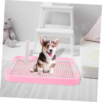 LIOOBO Pet Accessory Indoor Dog Pee Station Puppy Training Toilet Mesh Tray for Small Dogs