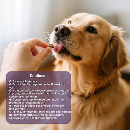 Dog Allergy Chews 200ct - Dog Allergy Itching Skin Relief Immune Support Anti Itch Probiotics for Yeast, Itchy Skin and Itchy Ears, Vitamins for Seasonal Allergies Itchy Skin Gut Health,Peanut Butter