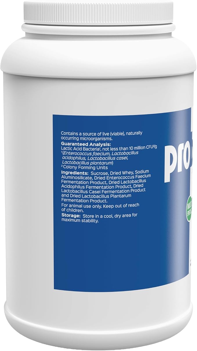 Probios Digestive Support Probiotic for All Species, Probiotics for Gut Health, Dispersible Powder, 5 lbs