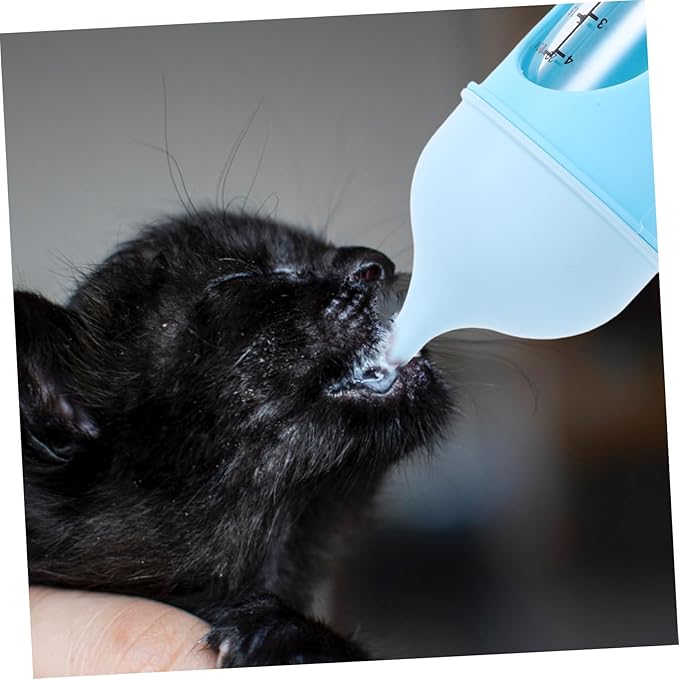 SUPVOX Pet Nursing Bottle Safe Kitten Puppy Feeding Bottle Scale Portable Mini Feeder for Newborns