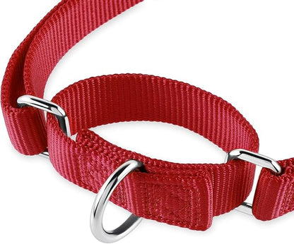 Hyhug Martingale Collar for Dogs Extra Large Red |Escape - Proof Heavy Duty Nylon Durable No Pull, Ideal for Training & Daily Walks