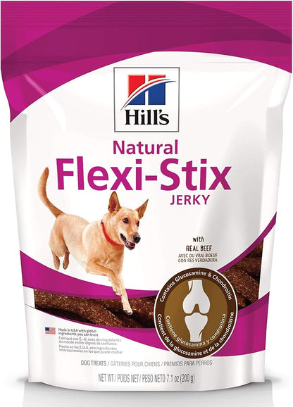 Hill's Natural Flexi-Stix Dog Treats, Beef Jerky, 7.1 oz. Bag