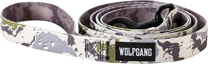 Wolfgang Heavy Duty Dog Leash, Pull-Tested for Walking & Training, Hideout Print, Small