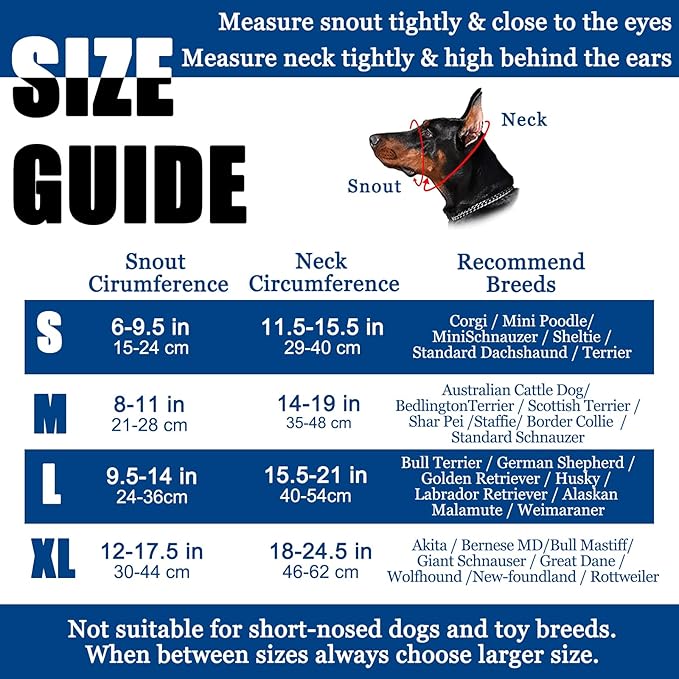 BARKLESS Reflective Head Collar, No Pull Collar for Large Dogs, Anti-Pull Muzzle Leash for Large Sized Breed, Adjustable Soft Dog Halter, Nose Leash for Easy Control on Walks
