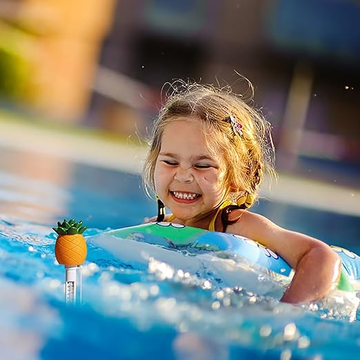 Pool Thermometer Floating Easy Read Large Size Pool Thermometer Cute Water Thermometer for Swimming Pools,spa,Pond,ice Bath,hot Tub,Outdoor & Indoor Above Ground Pool Accessories Pool Test Kit